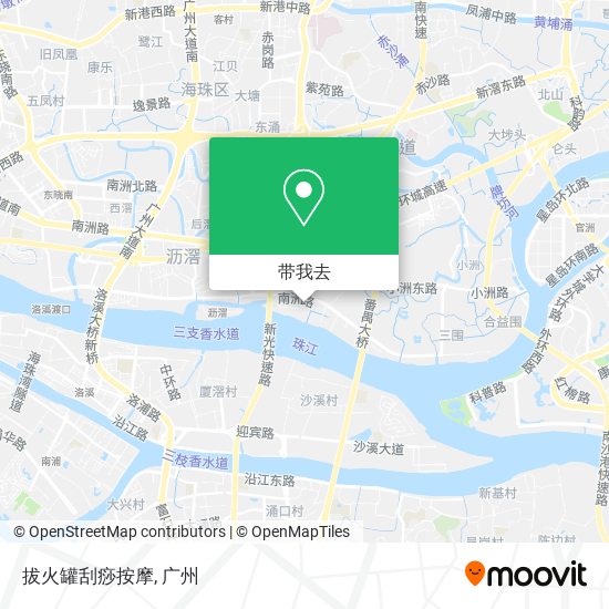 拔火罐刮痧按摩地图