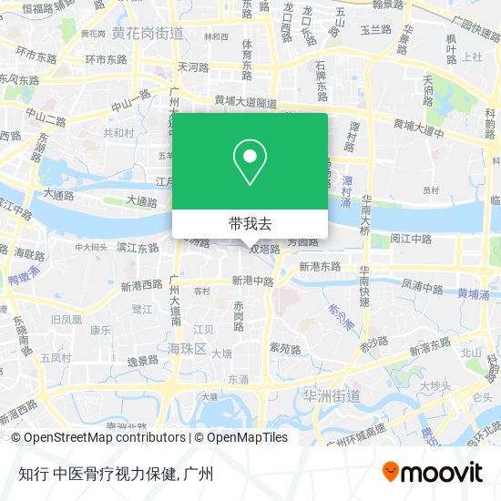 知行 中医骨疗视力保健地图