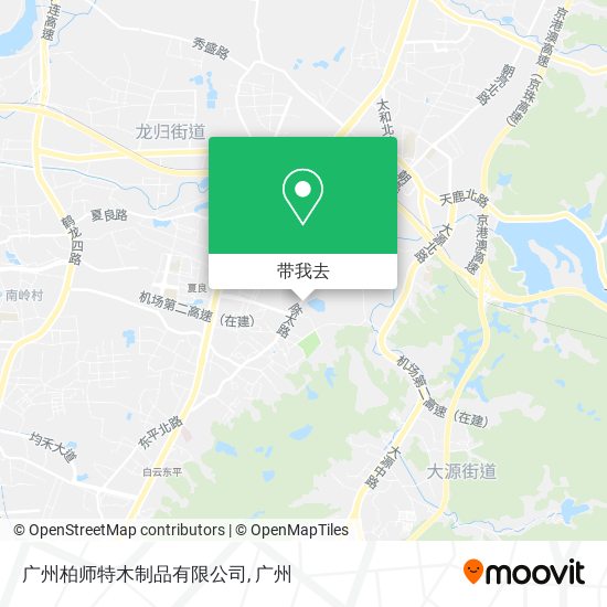 广州柏师特木制品有限公司地图