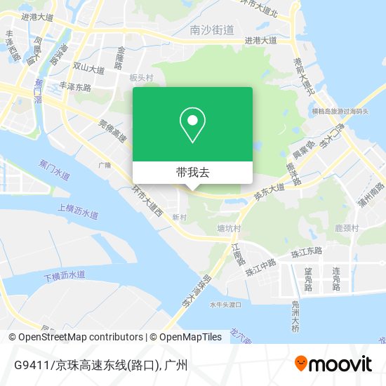 G9411/京珠高速东线(路口)地图