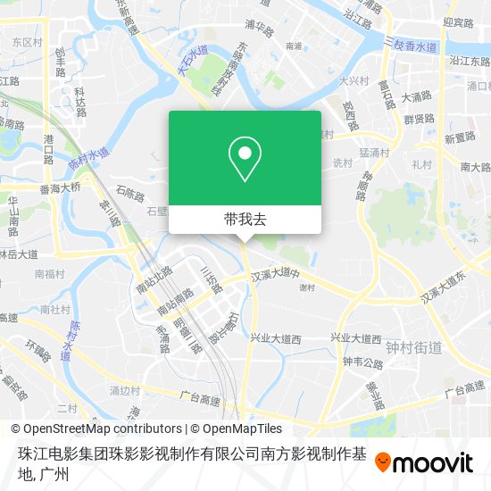 珠江电影集团珠影影视制作有限公司南方影视制作基地地图