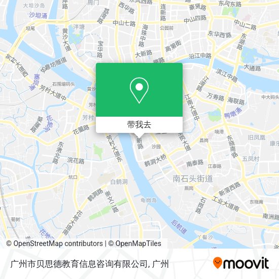 广州市贝思德教育信息咨询有限公司地图
