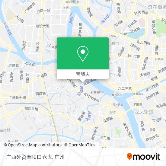 广西外贸塞坝口仓库地图