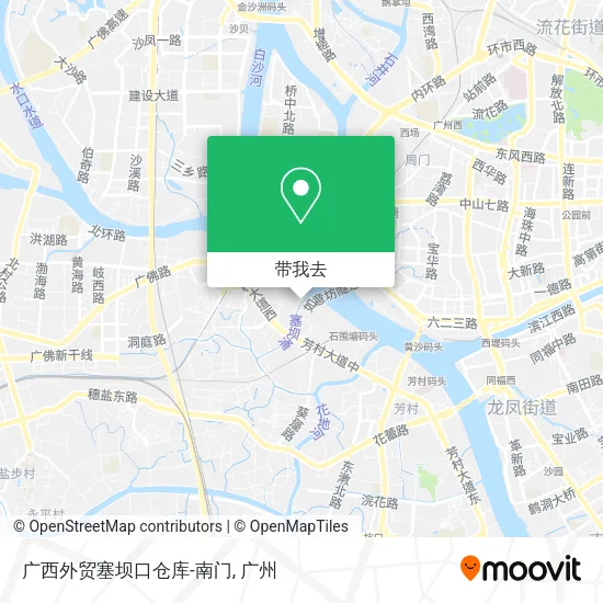 广西外贸塞坝口仓库-南门地图