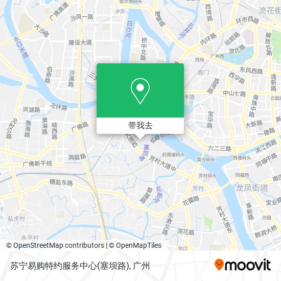 苏宁易购特约服务中心(塞坝路)地图