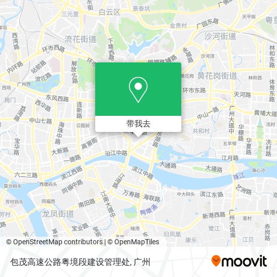 包茂高速公路粤境段建设管理处地图