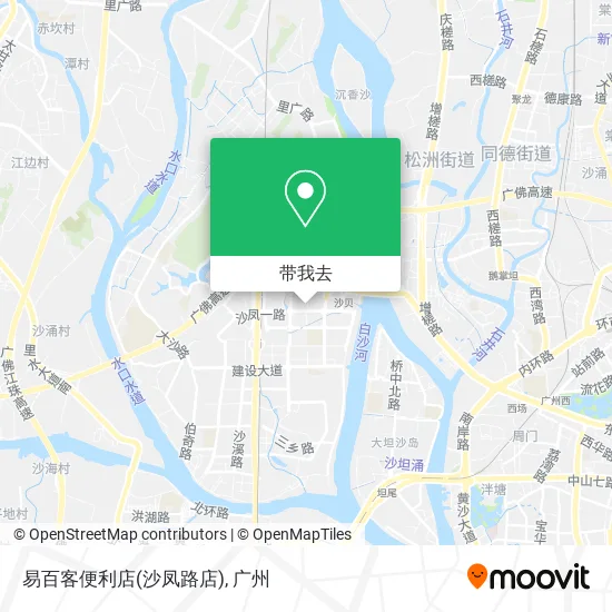 易百客便利店(沙凤路店)地图