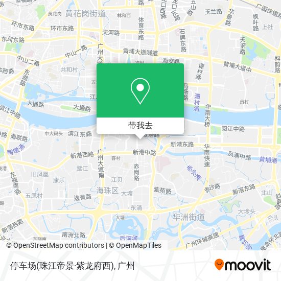 停车场(珠江帝景·紫龙府西)地图