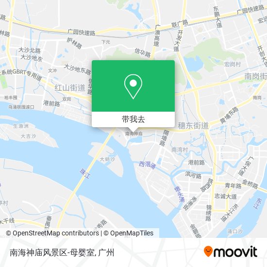 南海神庙风景区-母婴室地图