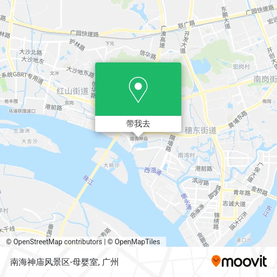 南海神庙风景区-母婴室地图