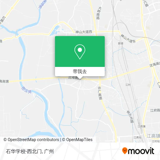 石华学校-西北门地图