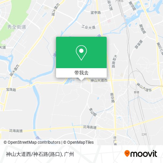 神山大道西/神石路(路口)地图