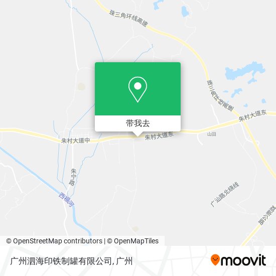 广州泗海印铁制罐有限公司地图
