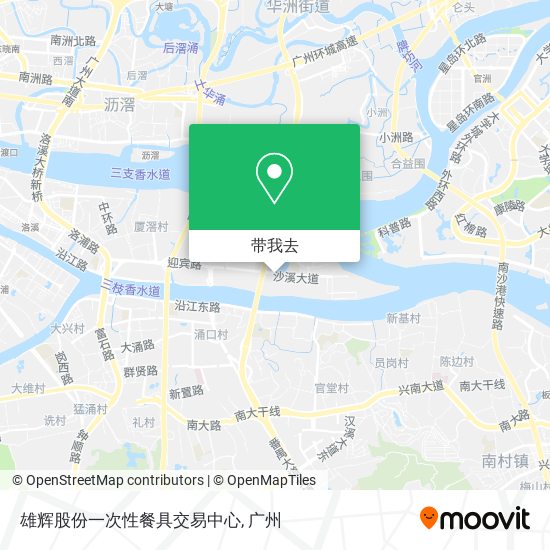 雄辉股份一次性餐具交易中心地图