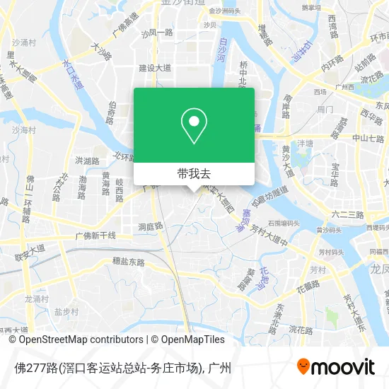 佛277路(滘口客运站总站-务庄市场)地图