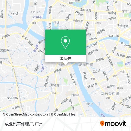 成业汽车修理厂地图