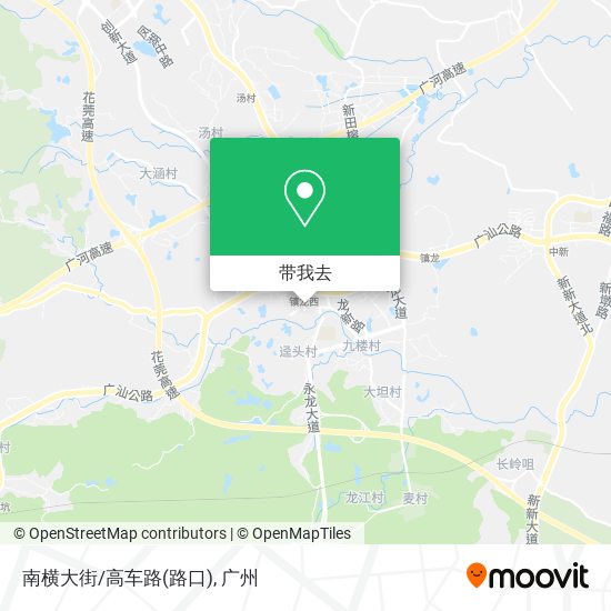 南横大街/高车路(路口)地图