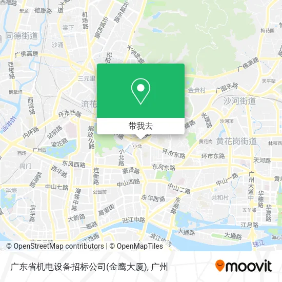 广东省机电设备招标公司(金鹰大厦)地图
