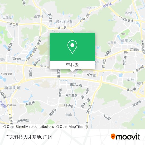 广东科技人才基地地图
