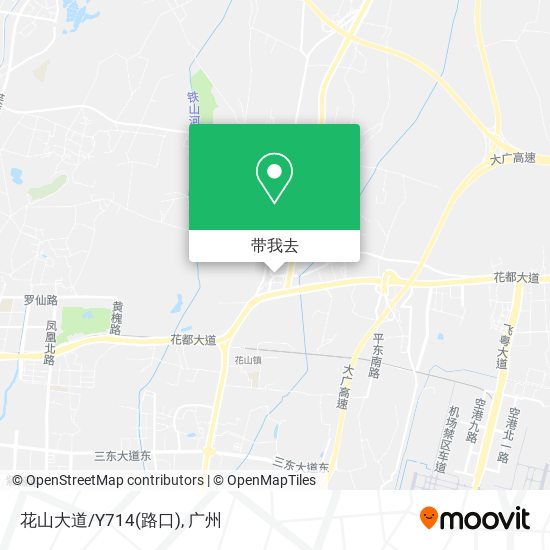 花山大道/Y714(路口)地图