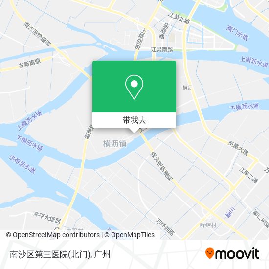 南沙区第三医院(北门)地图