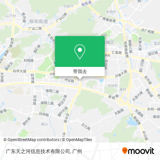 广东天之河信息技术有限公司地图