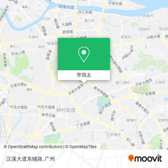 汉溪大道东辅路地图
