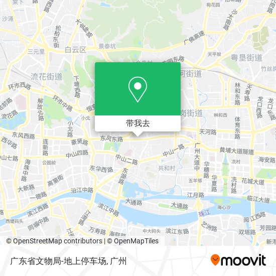 广东省文物局-地上停车场地图