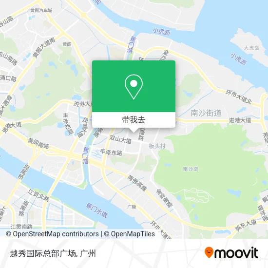 越秀国际总部广场地图