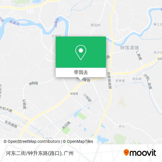 河东二街/钟升东路(路口)地图