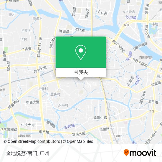 金地悦荔-南门地图