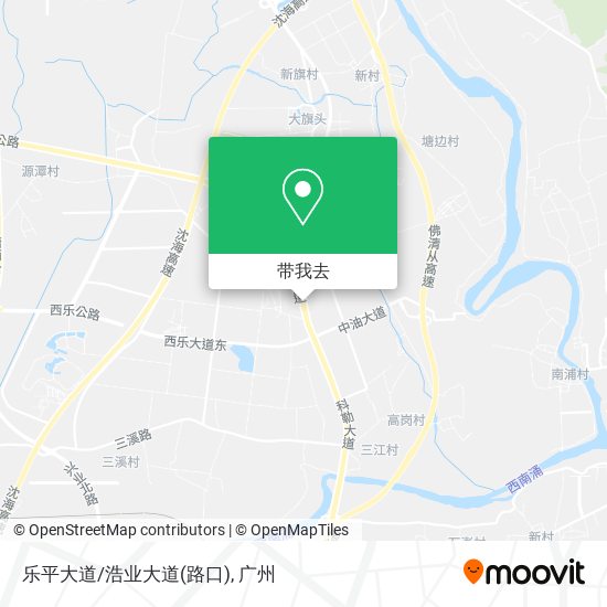 乐平大道/浩业大道(路口)地图