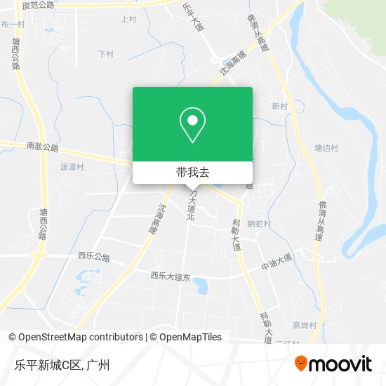 乐平新城C区地图
