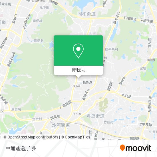 中通速递地图