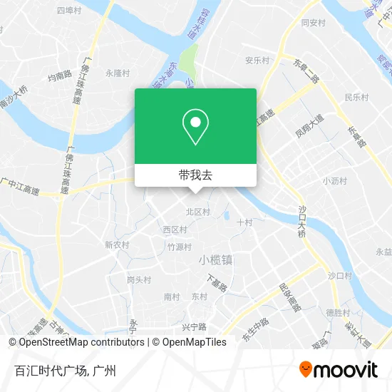 百汇时代广场地图