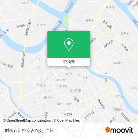 时尚百汇招商咨询处地图