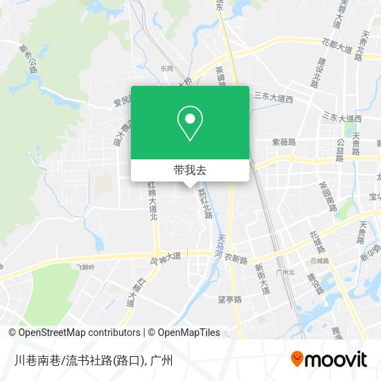 川巷南巷/流书社路(路口)地图