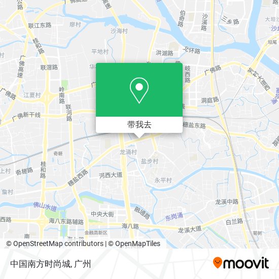 中国南方时尚城地图