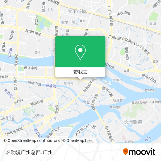名动漫广州总部地图