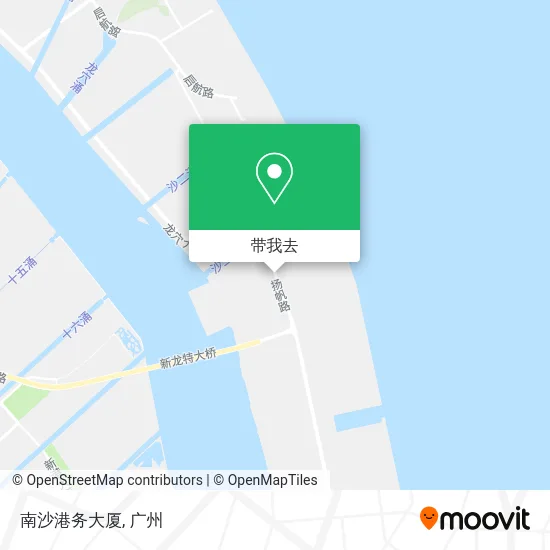 南沙港务大厦地图