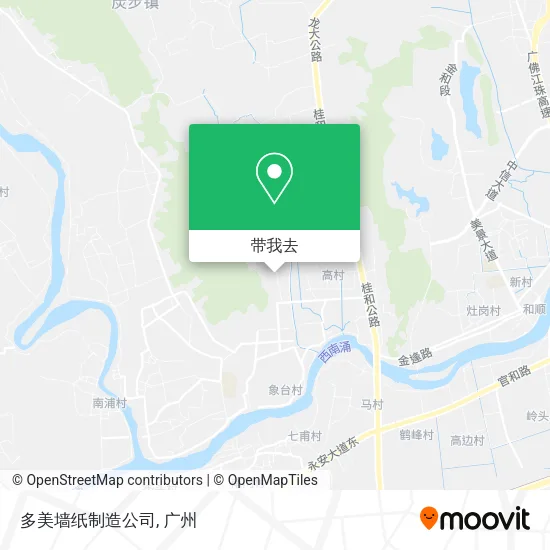 多美墙纸制造公司地图