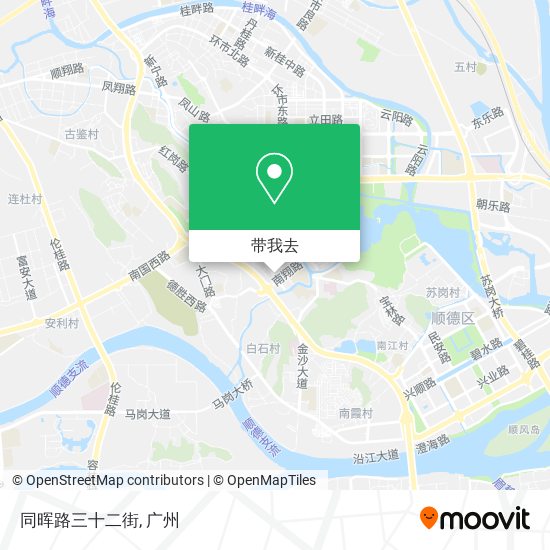 同晖路三十二街地图