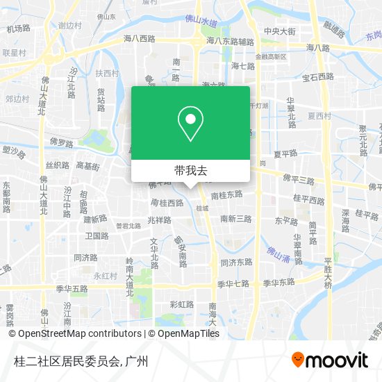桂二社区居民委员会地图