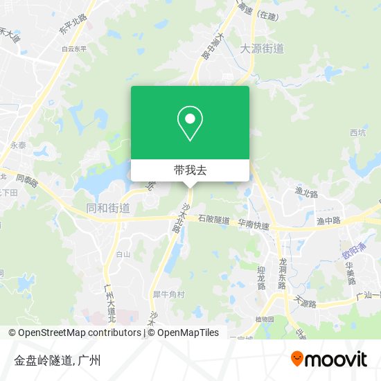 金盘岭隧道地图