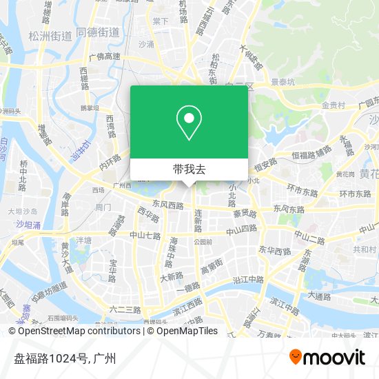 盘福路1024号地图