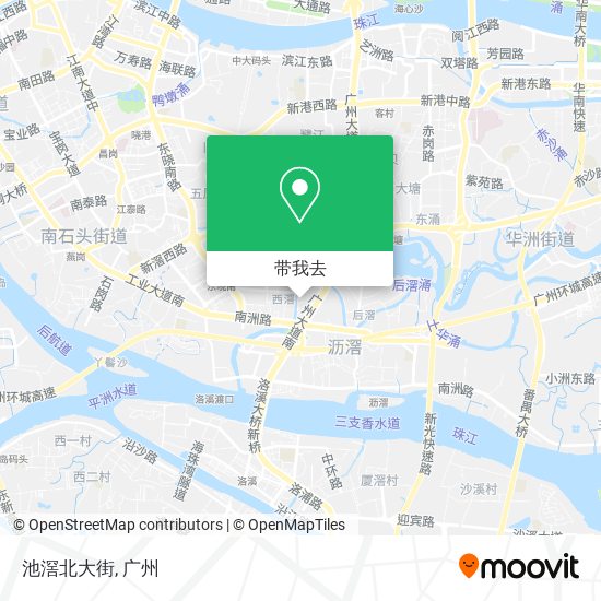 池滘北大街地图