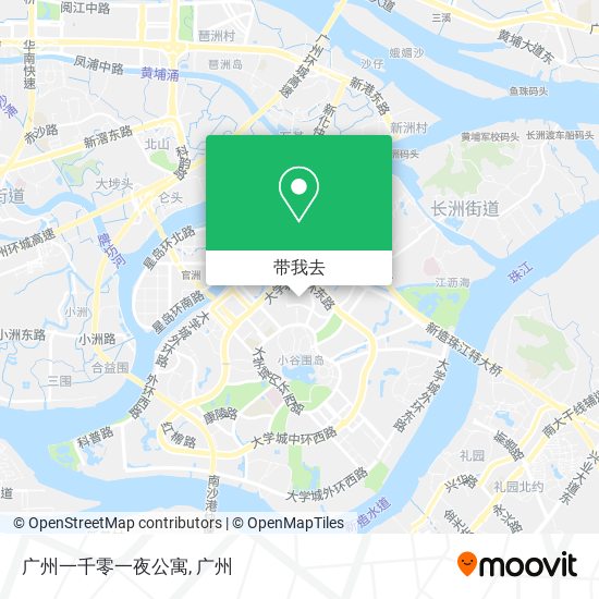广州一千零一夜公寓地图