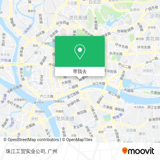 珠江工贸实业公司地图