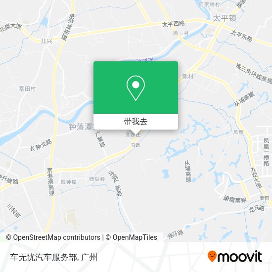 车无忧汽车服务部地图