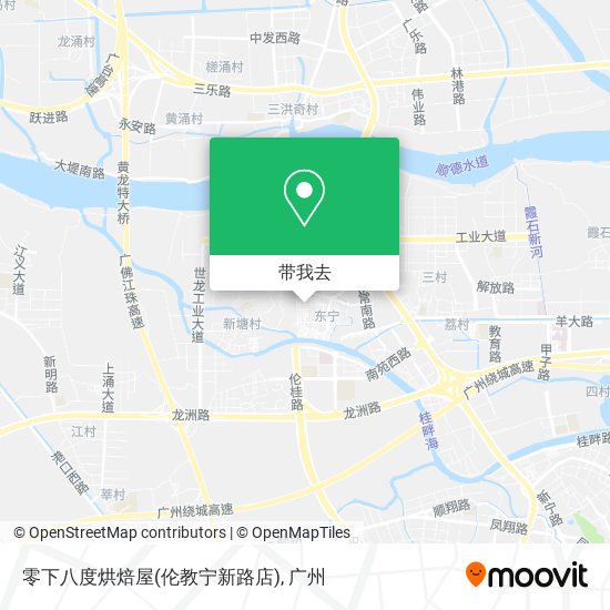 零下八度烘焙屋(伦教宁新路店)地图